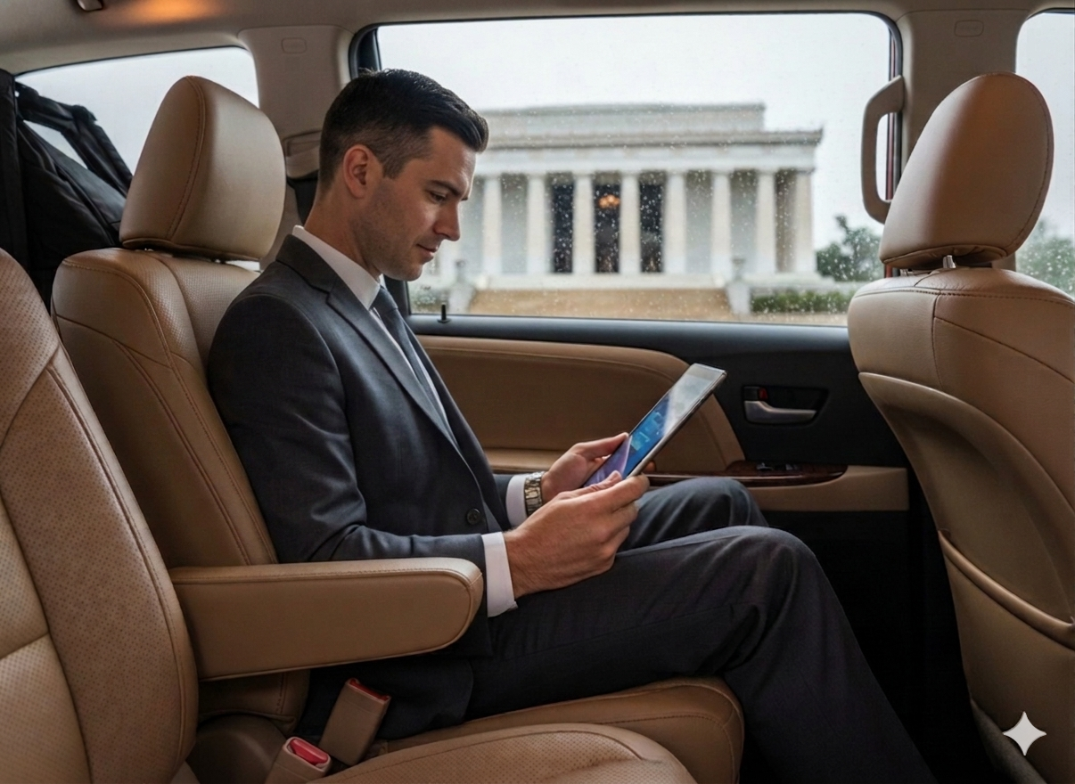 Private sedan service to Reagan National Airport DCA from Northern Virginia